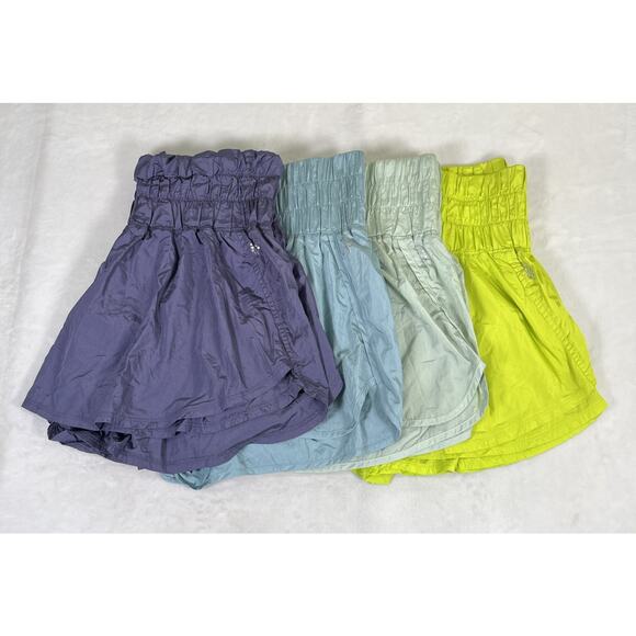 4) "FP Movement Free People Athletic Shorts and Skirts Green Blue Purple Charity - Picture 1 of 16